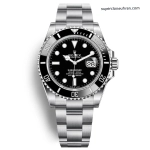 Super Clone Rolex Submariner 126610LN-0001 mit schwarzem Zifferblatt und Edelstahlband 41mm
