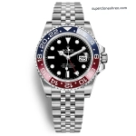 Super Clone Rolex GMT-Master II 126710BLRO-0001 Pepsi-Lünette 40mm
