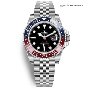 Super Clone Rolex GMT-Master II 126710BLRO-0001 Pepsi-Lünette 40mm