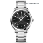 Premium Replica Uhr Omega Seamaster Aqua Terra 220.10.41.21.01.001 schwarzes Teak-Zifferblatt Edelstahlband 41 mm
