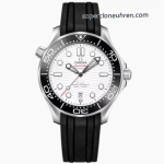 Premium Replica Uhr Omega Seamaster Diver 300M 210.32.42.20.04.001 mit weißem Zifferblatt 42 mm