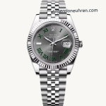 1:1 Super Clone Uhr Rolex Datejust 126334 grünes Zifferblatt Edelstahl 41 mm