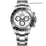 Super Clone Rolex Daytona 116500 Panda-Zifferblatt Edelstahl 40 mm