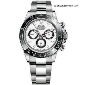Super Clone Rolex Daytona 116500 Panda-Zifferblatt Edelstahl 40 mm