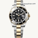 Premium Replica Uhr Rolex Submariner M126613LN-0002 in Bicolor Schwarz 41 mm