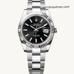 Premium Replica Uhr Rolex Datejust 126334-0018 mit geriffelter Edelstahllünette 41mm