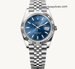 Super Clone Rolex Datejust m126334-0002 blaues Zifferblatt 41mm