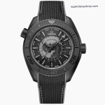 1:1 Super Clone Uhr Omega Seamaster Planet Ocean 215.92.46.22.01.007 Schwarze Keramik 45,5 mm