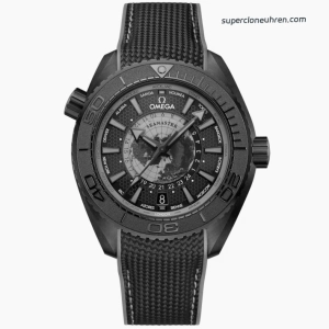 1:1 Super Clone Uhr Omega Seamaster Planet Ocean 215.92.46.22.01.007 Schwarze Keramik 45,5 mm