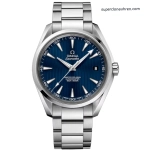 Premium Replica Uhr Omega Seamaster Aqua Terra 231.10.42.21.03.003 blaues Zifferblatt Edelstahlband 41,5 mm