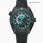 Premium Replica Uhr Omega Seamaster Planet Ocean 215.92.46.22.01.006 Schwarze Keramik 45,5 mm