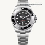 Premium Replica Uhr Rolex Sea-Dweller 126600 Edelstahl mit rotem Schriftzug 43mm