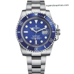 Super Clone Rolex Submariner 116619LB-97209 mit blauem Keramikring 40mm