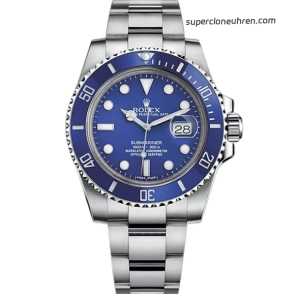 Super Clone Rolex Submariner 116619LB-97209 mit blauem Keramikring 40mm