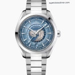 Super Clone Omega Seamaster Aqua Terra Worldtimer 220.10.43.22.03.002 Eisblaues Zifferblatt 43mm