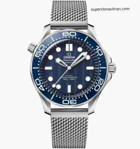 Premium Replica Uhr Omega Seamaster 210.30.42.20.03.002 blaues Zifferblatt Edelstahl 42mm