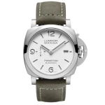 Premium Replica Uhr Panerai Luminor Marina PAM01314 Edelstahl mit Lederband 44mm
