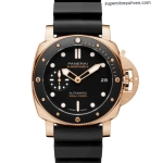 Premium Replica Uhr Panerai Submersible PAM02164 Roségold 44 mm