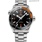 Premium Replica Uhr Omega Seamaster Planet Ocean 215.30.44.21.01.002 mit orangefarbener Lünette 43,5 mm