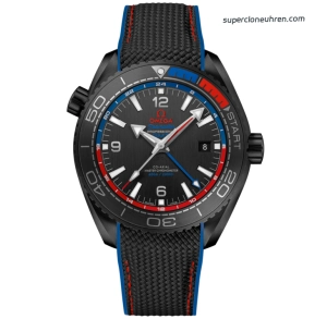 Super Clone Omega Seamaster Planet Ocean 215.92.46.22.01.004 Deep Black Keramik 45,5 mm