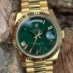 Premium Replica Uhr Rolex Day-Date m228238-0061 grünes Zifferblatt 40mm