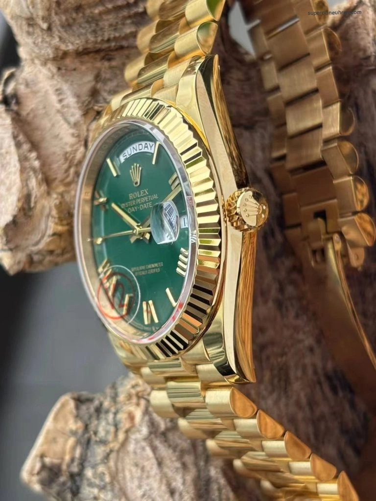 Premium Replica Uhr Rolex Day-Date m228238-0061 grünes Zifferblatt 40mm