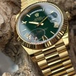 Premium Replica Uhr Rolex Day-Date m228238-0061 grünes Zifferblatt 40mm
