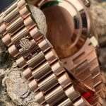 Premium Replica Uhr Rolex Day-Date m228235-0025 Roségold Mintgrün 40mm