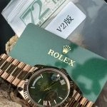 Premium Replica Uhr Rolex Day-Date m228235-0025 Roségold Mintgrün 40mm