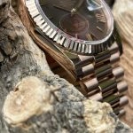 Premium Replica Uhr Rolex Day-Date m228235-0002 Roségold mit braunem Zifferblatt 40mm