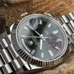 Premium Replica Uhr Rolex Day-Date m228239-0005 schwarzes Zifferblatt 40mm