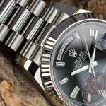 Premium Replica Uhr Rolex Day-Date m228239-0005 schwarzes Zifferblatt 40mm