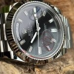 Premium Replica Uhr Rolex Day-Date m228239-0005 schwarzes Zifferblatt 40mm