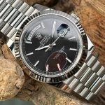 Premium Replica Uhr Rolex Day-Date m228239-0004 schwarzes Zifferblatt mit Leuchtindizes 40mm