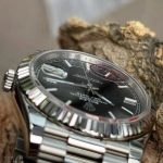 Premium Replica Uhr Rolex Day-Date m228239-0004 schwarzes Zifferblatt mit Leuchtindizes 40mm
