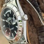 Premium Replica Uhr Rolex Day-Date m228239-0004 schwarzes Zifferblatt mit Leuchtindizes 40mm