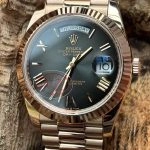 Premium Replica Uhr Rolex Day-Date m228235-0055 Roségold mit grauem Verlaufzifferblatt 40mm