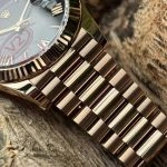 Premium Replica Uhr Rolex Day-Date m228235-0055 Roségold mit grauem Verlaufzifferblatt 40mm