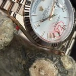 Super Clone Rolex Day-Date m228235-0001 in Roségold mit Champagner-Zifferblatt 40mm