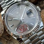Premium Replica Uhr Rolex Day-Date m228239-0060 graues Zifferblatt 40 mm
