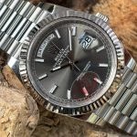Premium Replica Uhr Rolex Day-Date m228239-0060 graues Zifferblatt 40 mm