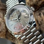 Premium Replica Uhr Rolex Day-Date m228239-0060 graues Zifferblatt 40 mm