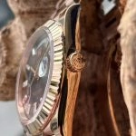 Premium Replica Uhr Rolex Day-Date m228235-0003 Roségold mit schokoladenbraunem Zifferblatt 40mm