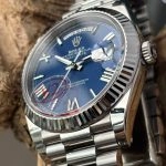 Premium Replica Uhr Rolex Day-Date m228239-0076 mit blauem Farbverlauf-Zifferblatt 40mm