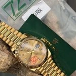 1:1 Super Clone Uhr Rolex Day-Date m228238-0003 Gelbgold mit President-Band 40mm