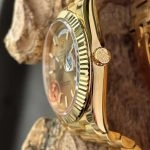 1:1 Super Clone Uhr Rolex Day-Date m228238-0003 Gelbgold mit President-Band 40mm