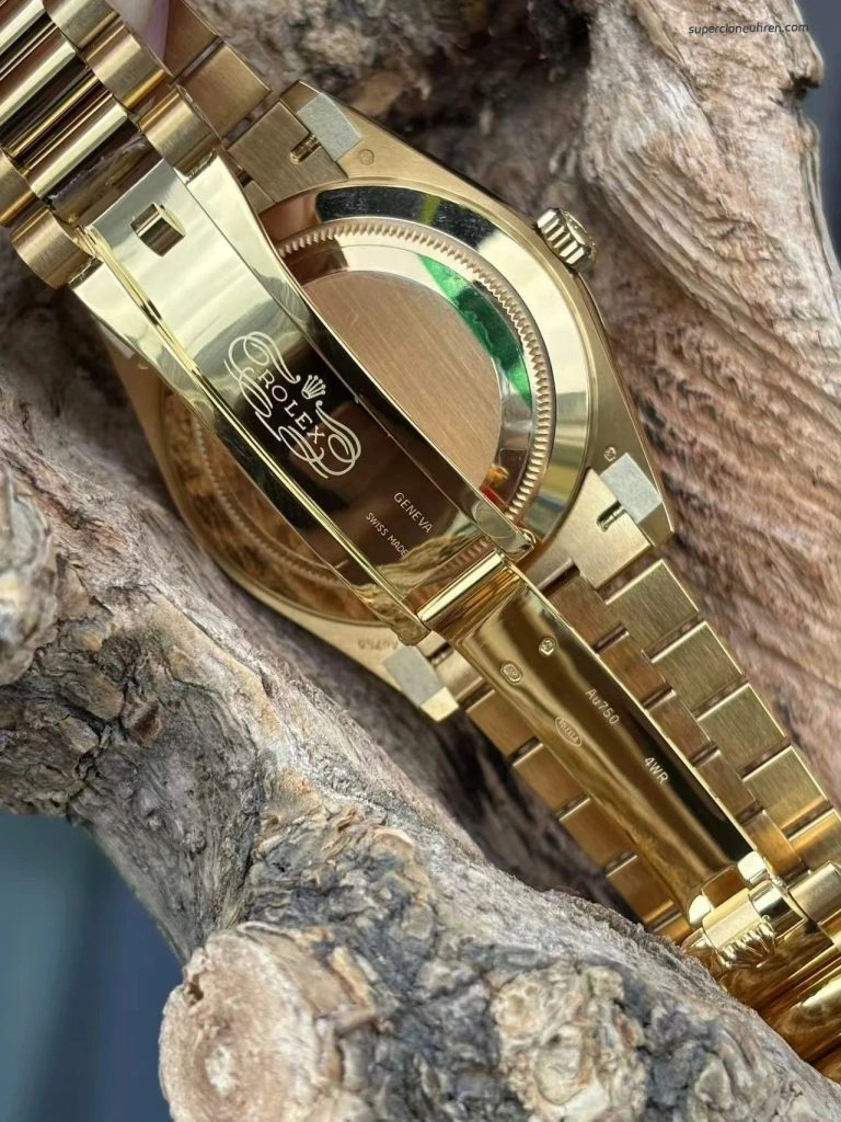 1:1 Super Clone Uhr Rolex Day-Date m228238-0003 Gelbgold mit President-Band 40mm