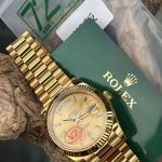 1:1 Super Clone Uhr Rolex Day-Date m228238-0003 Gelbgold mit President-Band 40mm