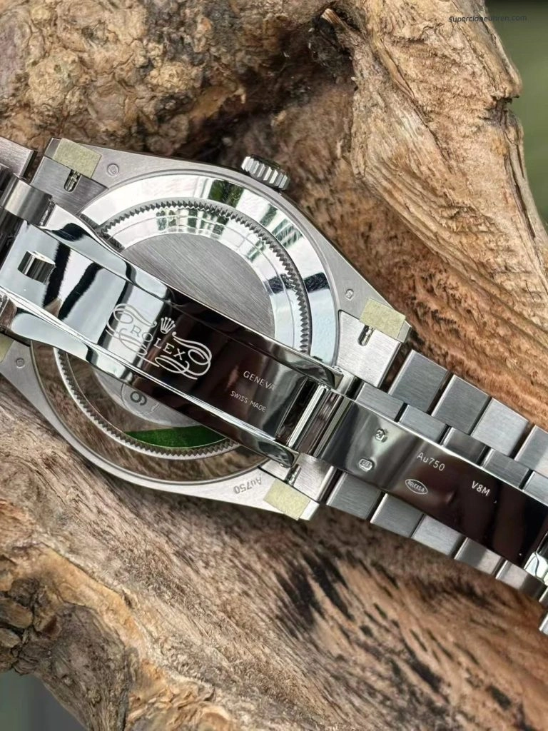 Super Clone Rolex Day-Date m228236-0008 grünes Zifferblatt mit römischen Indizes 40mm