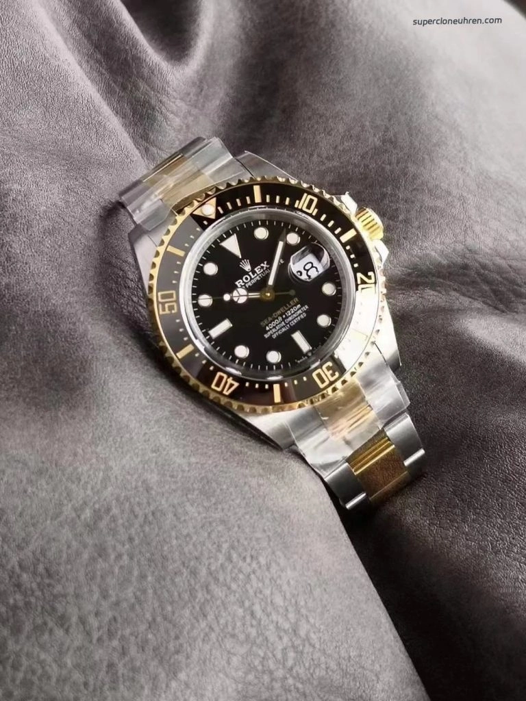 1:1 Super Clone Uhr Rolex Sea-Dweller m126603-0001 Stahl Gelbgold 43mm